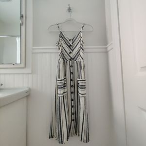 Reitmans Button-Front Spaghetti Strap Dress - XS